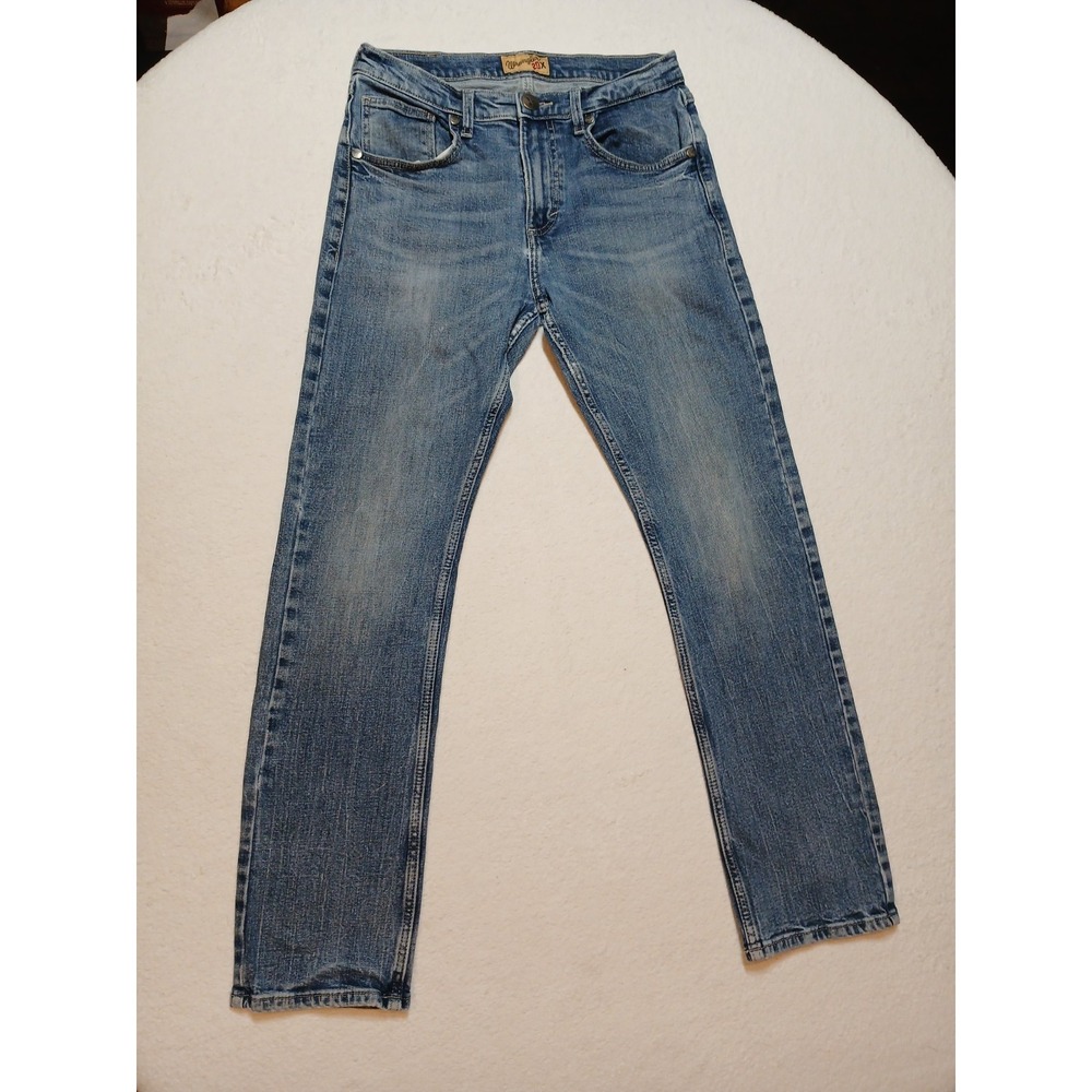 Wrangler 20X Men's No. 44 Slim Fit Straight Leg Jeans 30x32 Medium Wash 44MWXSH